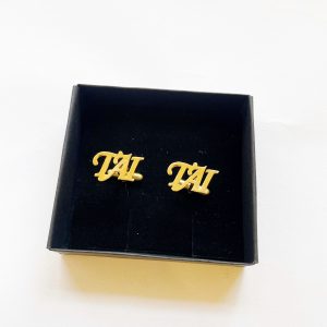 Name Initial Cufflinks (3 letters)