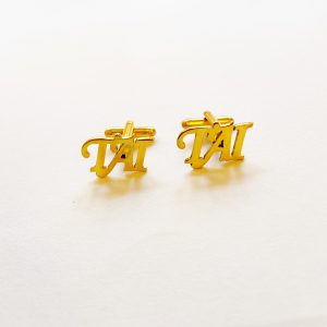 Name Initial Cufflinks (3 letters)