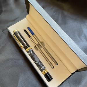 Black Leather Luxury Pen