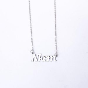 Silver Name Necklace