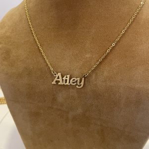 Bookman Old Font Name Necklace