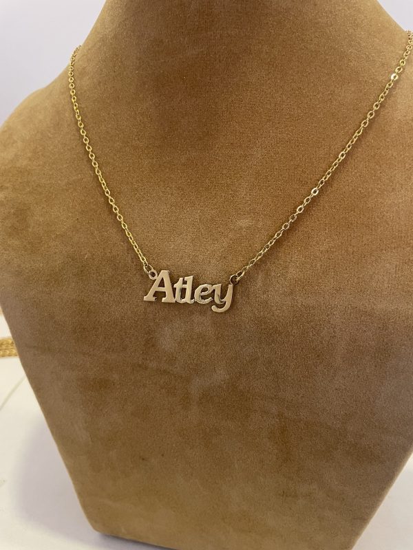 Bookman Old Font Name Necklace