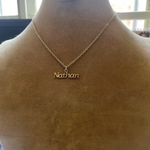 Mini Name Pendant Necklace