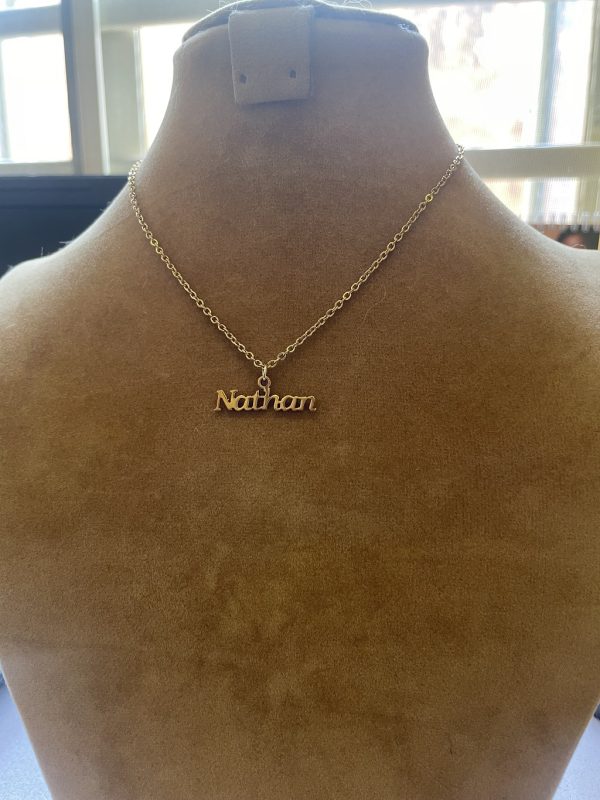 Mini Name Pendant Necklace