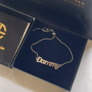 Drawstring Name Bracelet